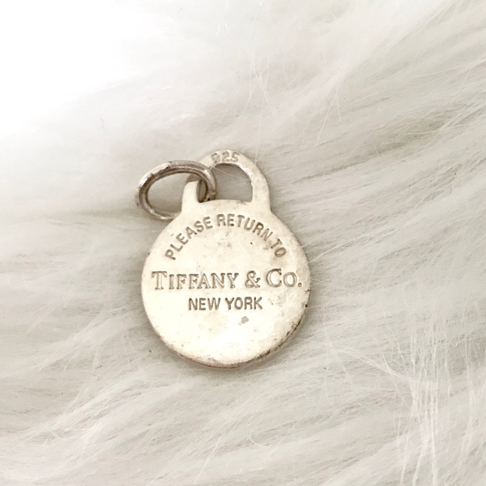 COPY - Tiffany Round Tag Charm
